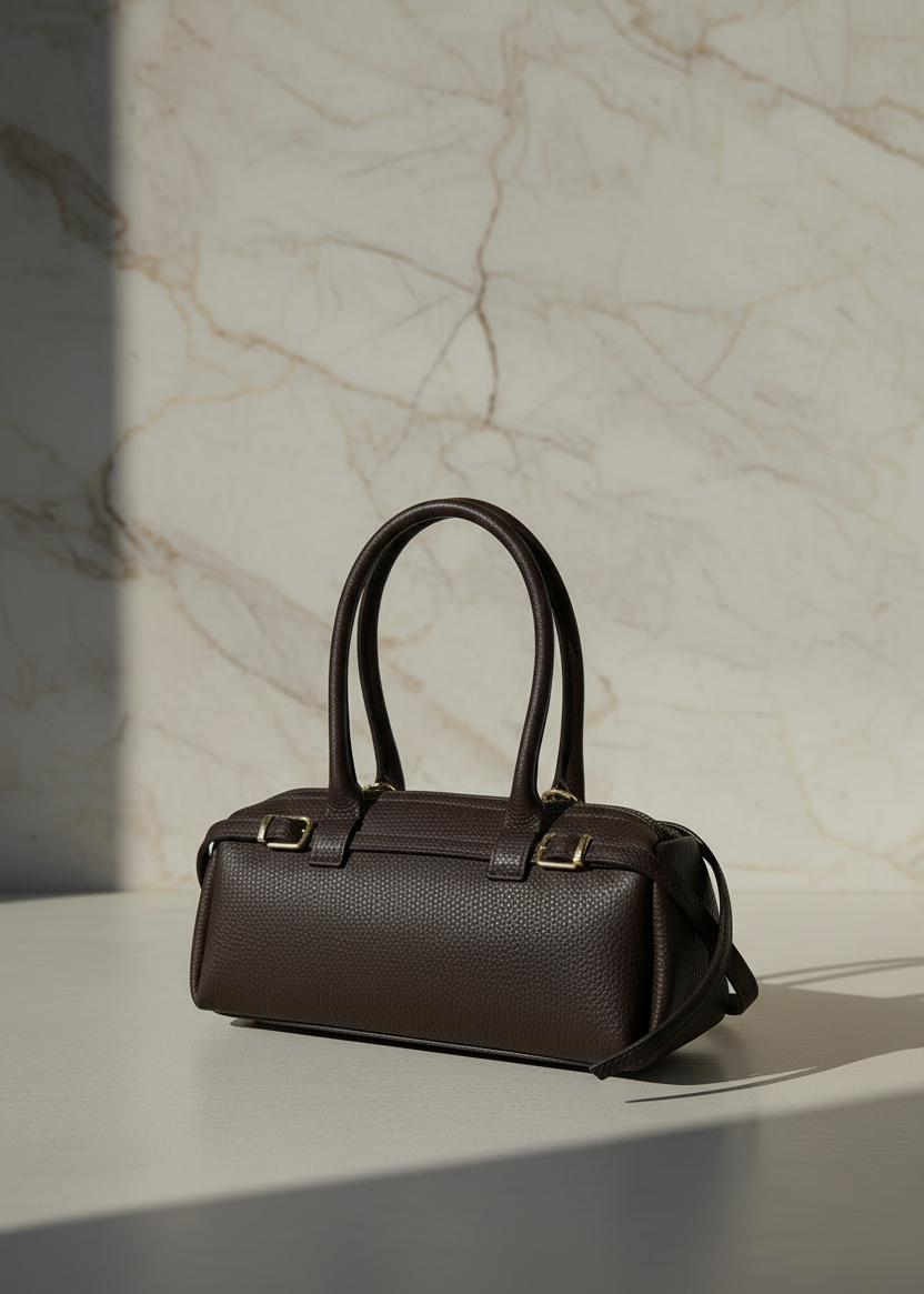 Mini borsa vera pelle con tracolla