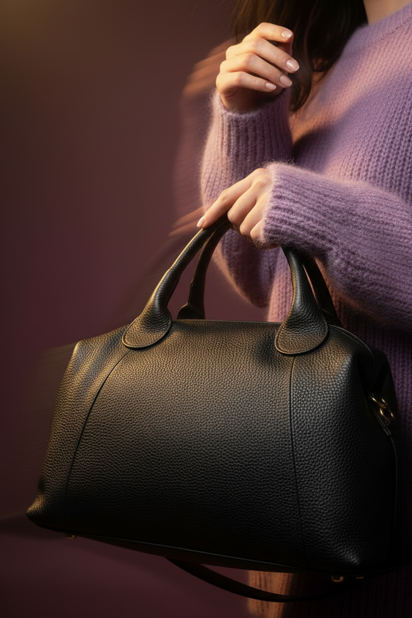 Limited Mood – Bauletto morbido in vera pelle Made in Italy