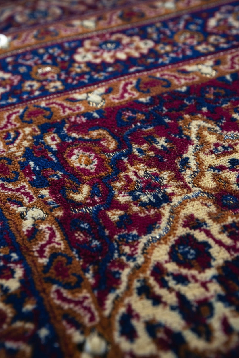 Limited Mood – Tote in tessuto effetto tappeto con dettagli gold